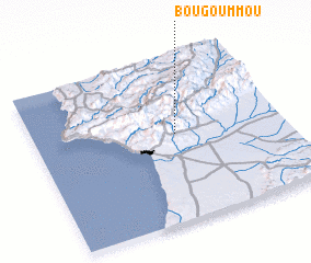 3d view of Bou Goummou