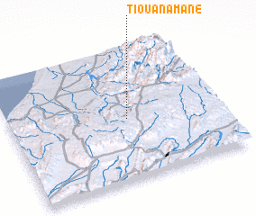 3d view of Tiouanamane