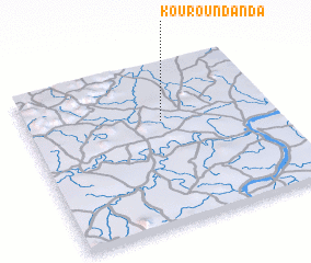 3d view of Kouroundanda