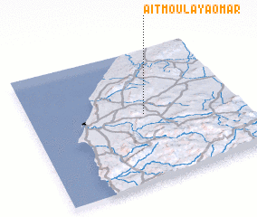 3d view of Aït Moulay Aomar