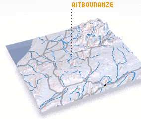 3d view of Aït Bou Namze