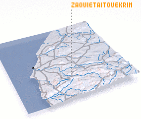 3d view of Zaouiet Aït Ouekrim