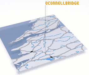 3d view of OʼConnell Bridge