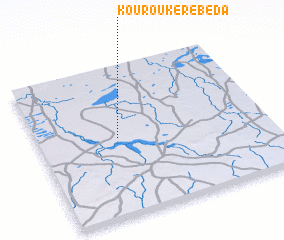 3d view of Kouroukéré Béda