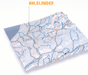 3d view of Ahl el Mader