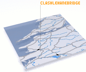 3d view of Clashlehane Bridge