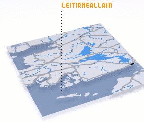 3d view of Leitir Mealláin