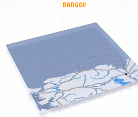 3d view of Bangor