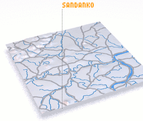 3d view of Sandanko