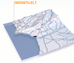 3d view of Zaouia Tilelt