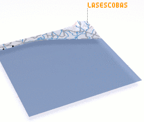 3d view of Las Escobas