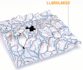 3d view of Llano Largo