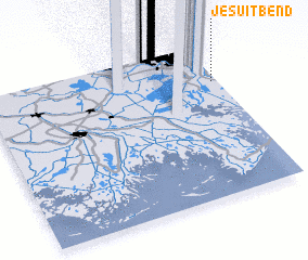 3d view of Jesuit Bend