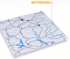 3d view of Heitmans Mill