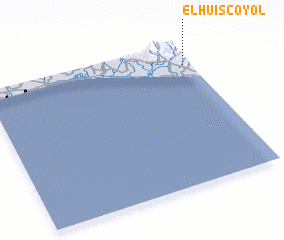 3d view of El Huiscoyol