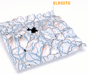 3d view of El Poxté