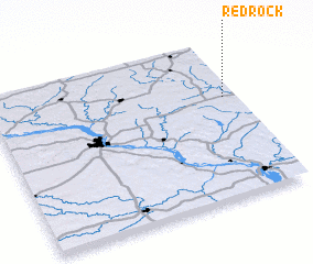 3d view of Red Rock