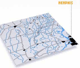 3d view of Memphis