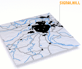 3d view of Signal Hill