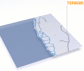 3d view of Tepakán