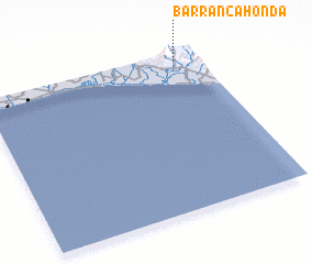 3d view of Barranca Honda