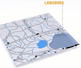 3d view of Lewisburg