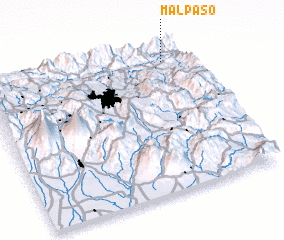 3d view of Mal Paso