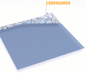 3d view of Cerro Gordo