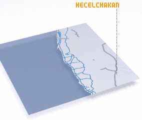 3d view of Hecelchakán