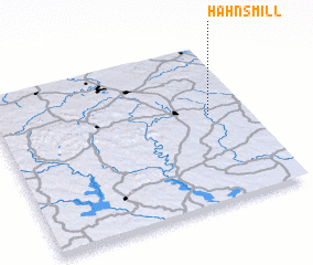 3d view of Hahns Mill