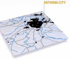 3d view of National City