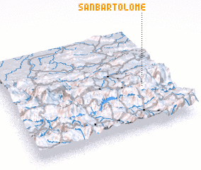 3d view of San Bartolomé