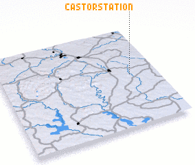 3d view of Castor Station