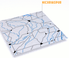 3d view of Hicoria Spur