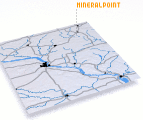 3d view of Mineral Point