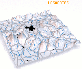 3d view of Los Ocotes