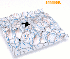 3d view of San Ángel