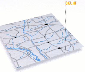 3d view of Delhi