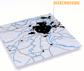 3d view of Kise Crossing