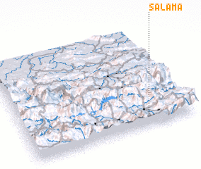 3d view of Salamá