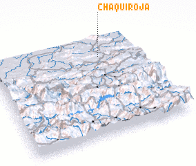 3d view of Chaquirojá