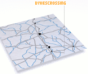3d view of Dykes Crossing
