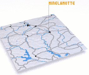 3d view of Mine La Motte