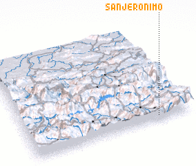 3d view of San Jerónimo