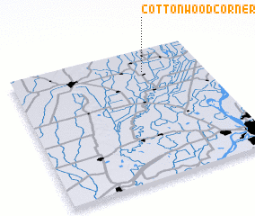 3d view of Cottonwood Corner