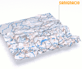 3d view of San Ignacio