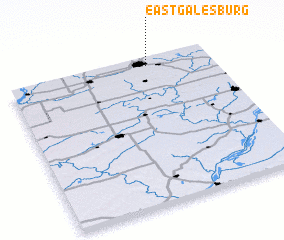 3d view of East Galesburg