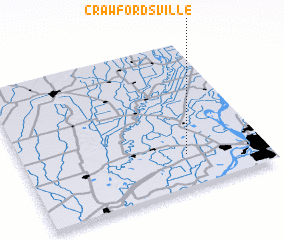 3d view of Crawfordsville