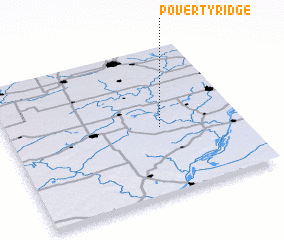 3d view of Poverty Ridge