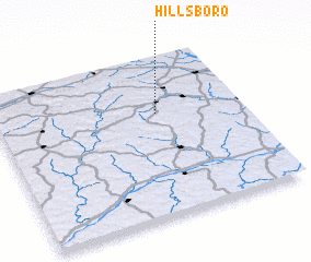 3d view of Hillsboro